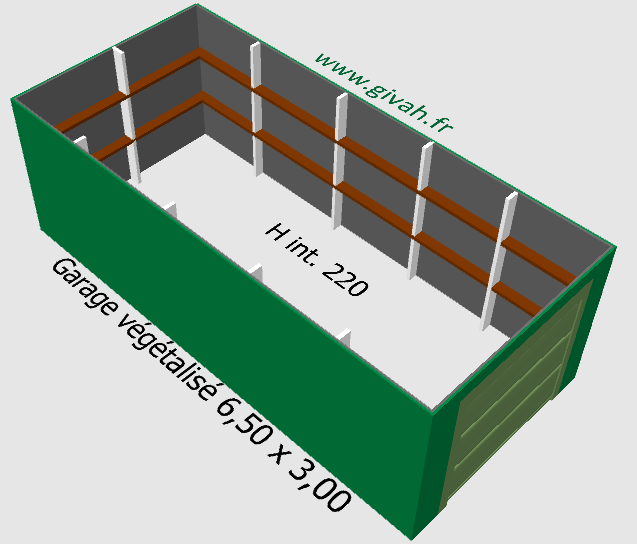 garage végétalisable GIVAH